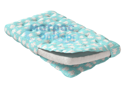 Матрас ватный бязь Детский (вата белая)