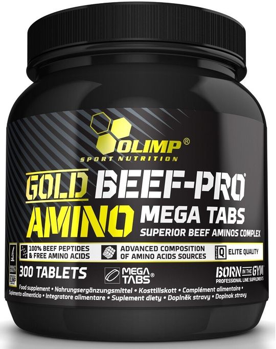 Gold Beef-Pro Amino Mega Caps 300 tabs