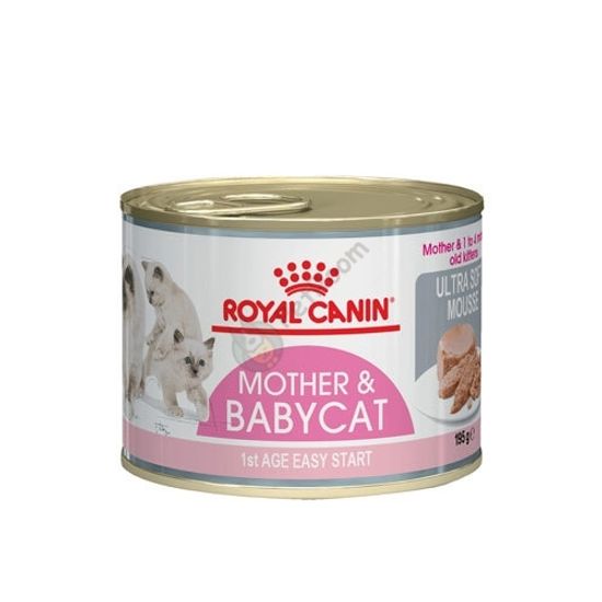 Royal Canin Babycat Instinctive Мусс для котят до 4 месяцев (банка) 12 шт х 195 г