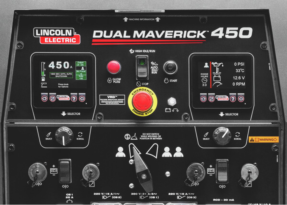 Агрегат сварочный двухпостовой Dual Maverick 450 (Perkins®, International)