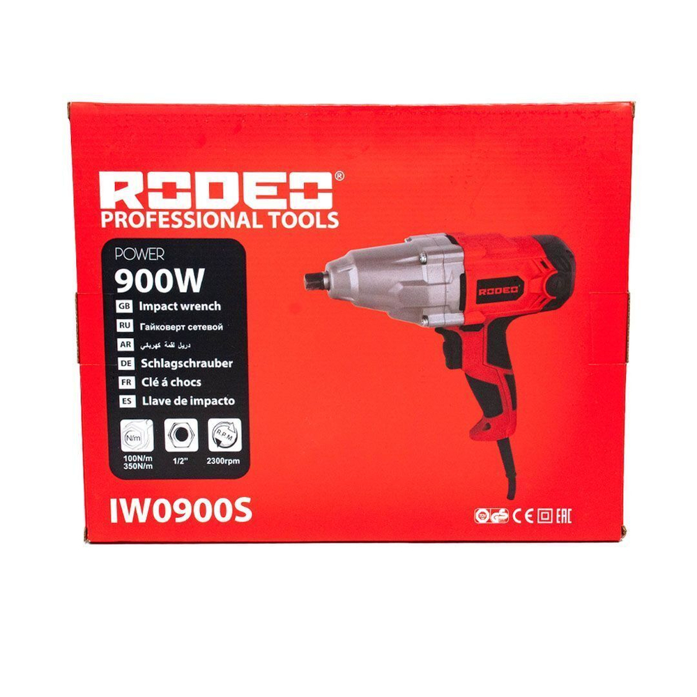 Гайковерт ударный IW0900S RODEO, 900 Вт, 350Нм