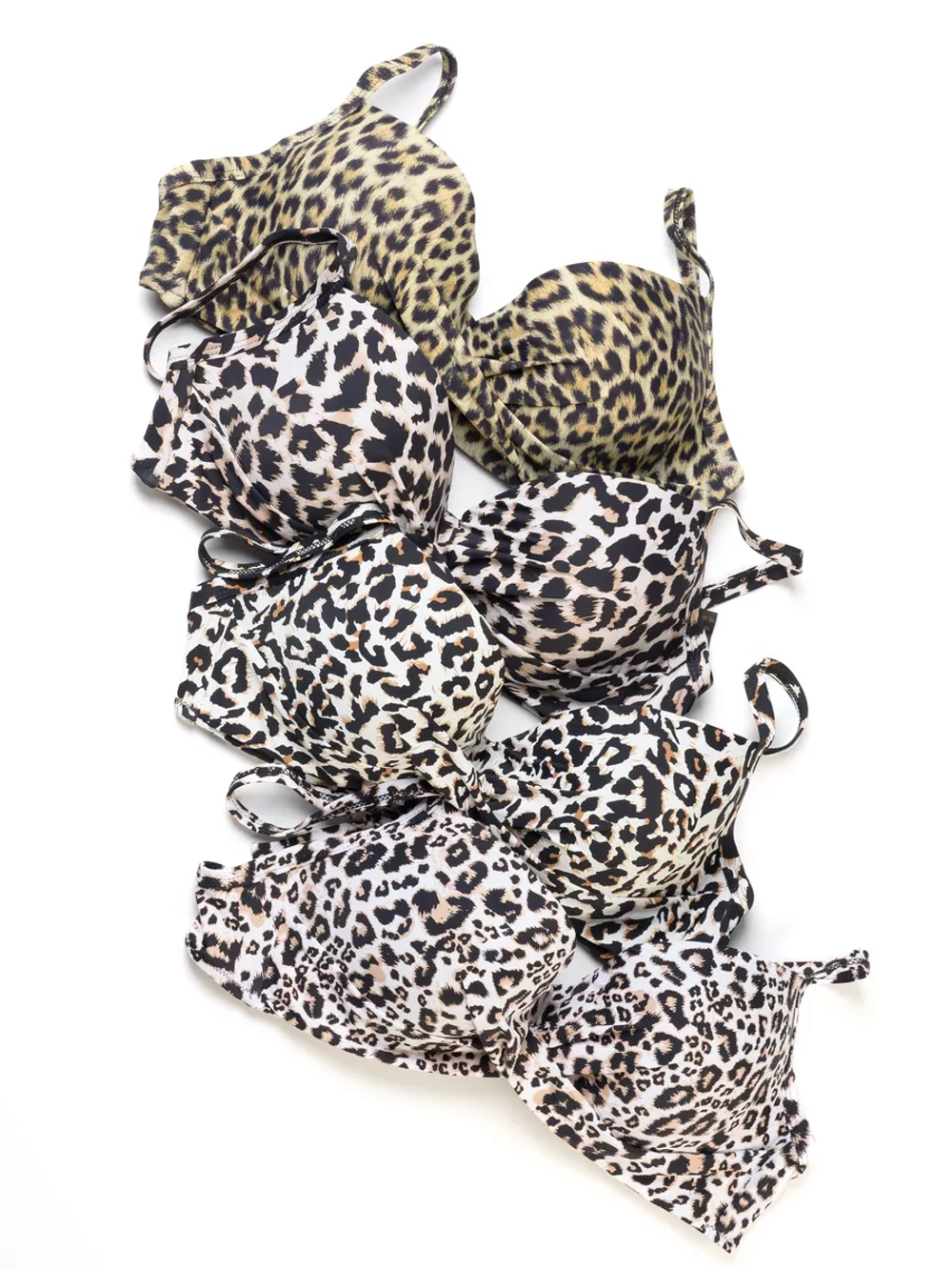 купальник большие размеры для бассейна леопардовый