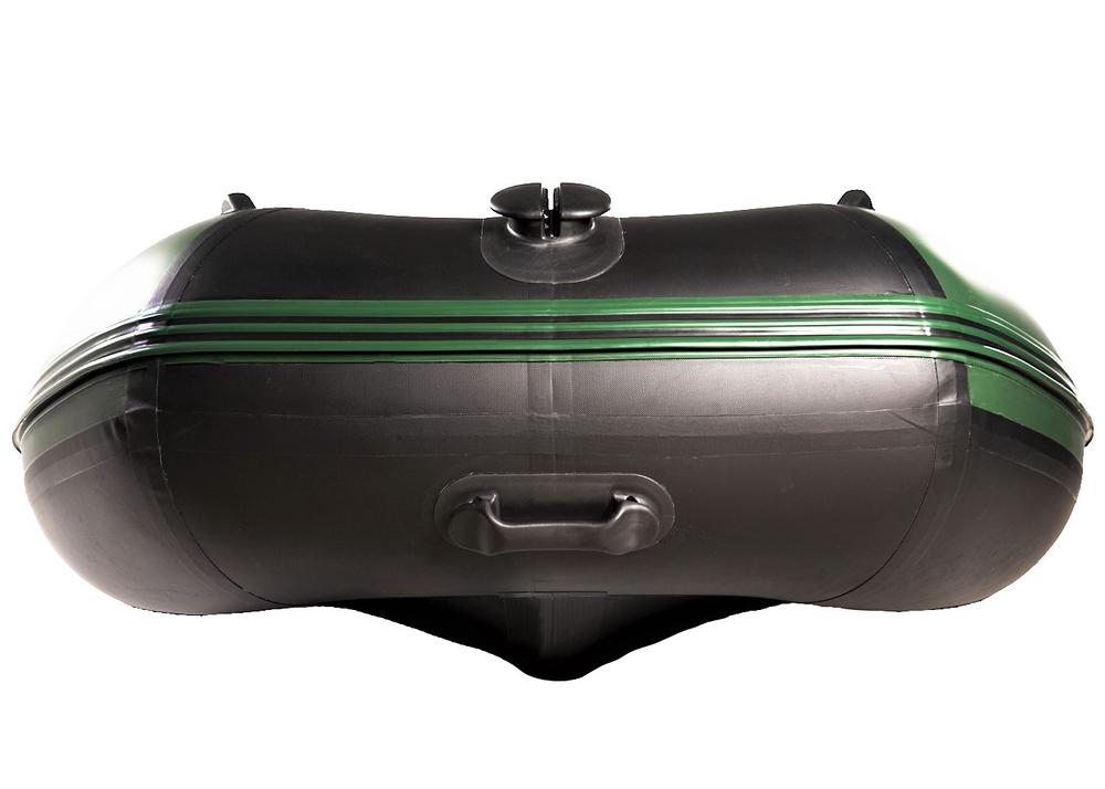 YACHTMAN-320 СК INTERCEPTER (Яхтман) зеленый-черный (лодка ПВХ под мотор с усилением)