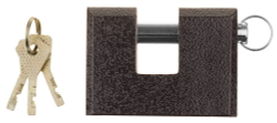 ЗУБР 90 мм, дисковый механизм секрета, усиленный, навесной замок (3720-3)