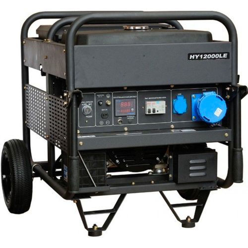 Бензиновый генератор Hyundai HY 12000LE - [9 кВт / 220V] эл. cтарт / ПДУ