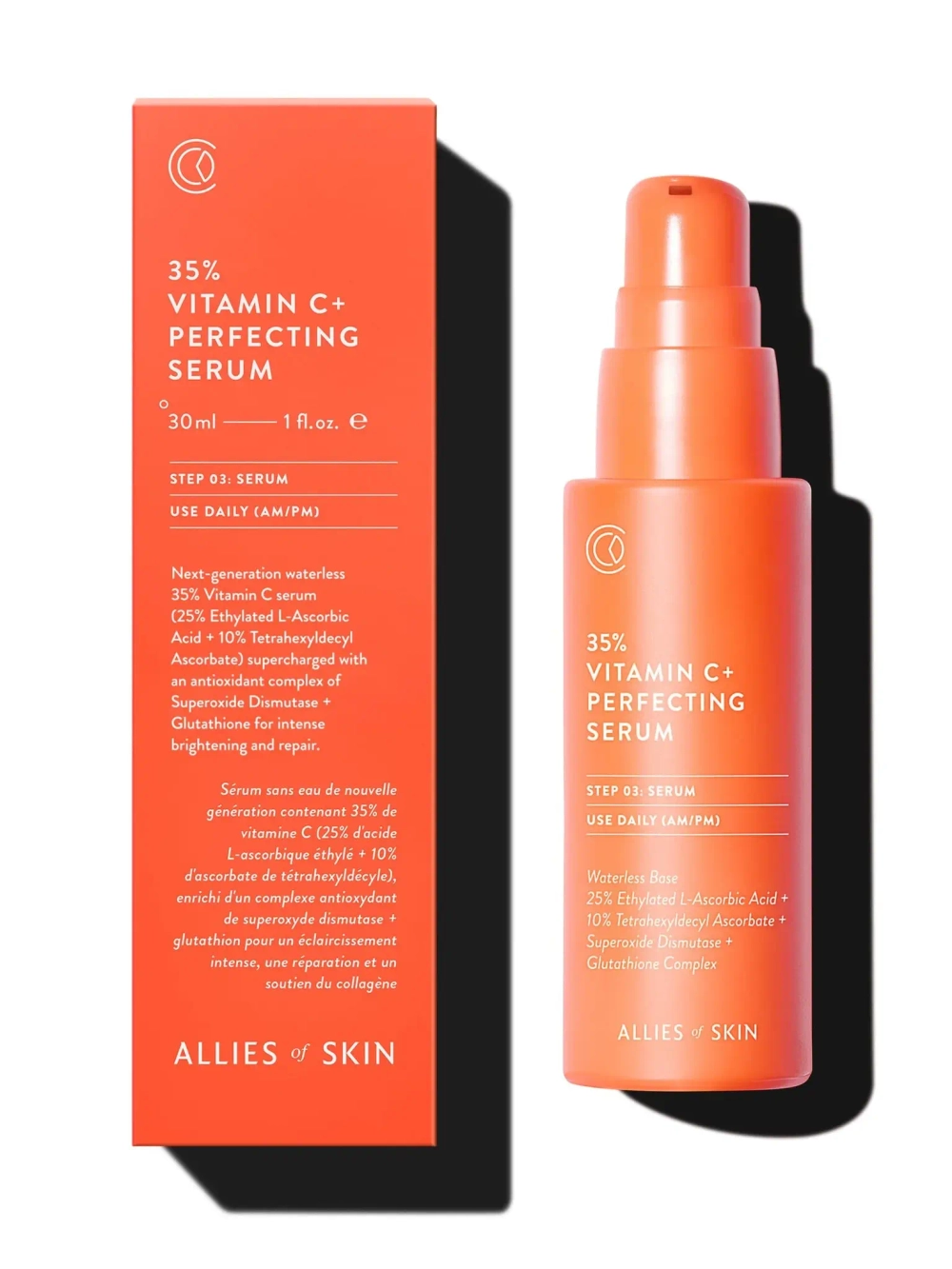 ALLIES OF SKIN Совершенствующая омолаживающая сыворотка с 35% Витамином C 35% Vitamin C + Perfecting Serum