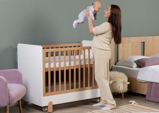 Кроватка Ice-cream 60*120 см (белый)