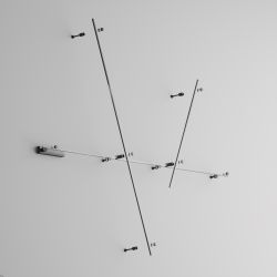 Шинопровод магнитный 1м Maytoni Flarity TRX154-111B