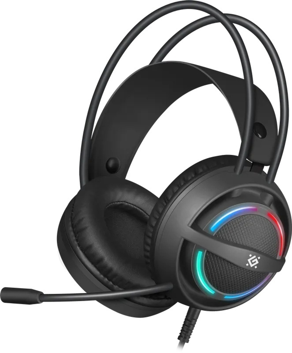Наушники Defender Dexter RGB черный