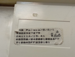 WLK24263OE/02 кт75 Лицевая панель для стиральной машины Bosch 900972279 б/у