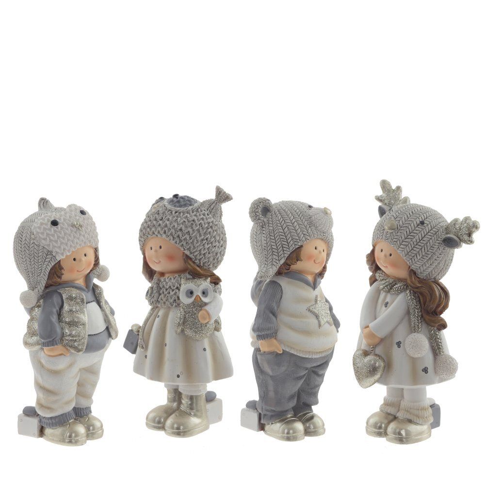 GAEM Фигурка декоративная "Мальчик/Девочка", L5,5 W4,5 H11,5 см, 4в.