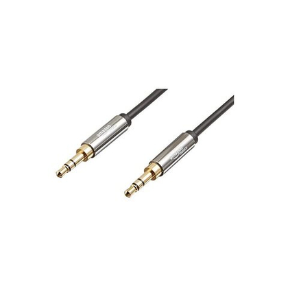 AUX cable 1m резиновый Jack Flexi AX-6, Grey