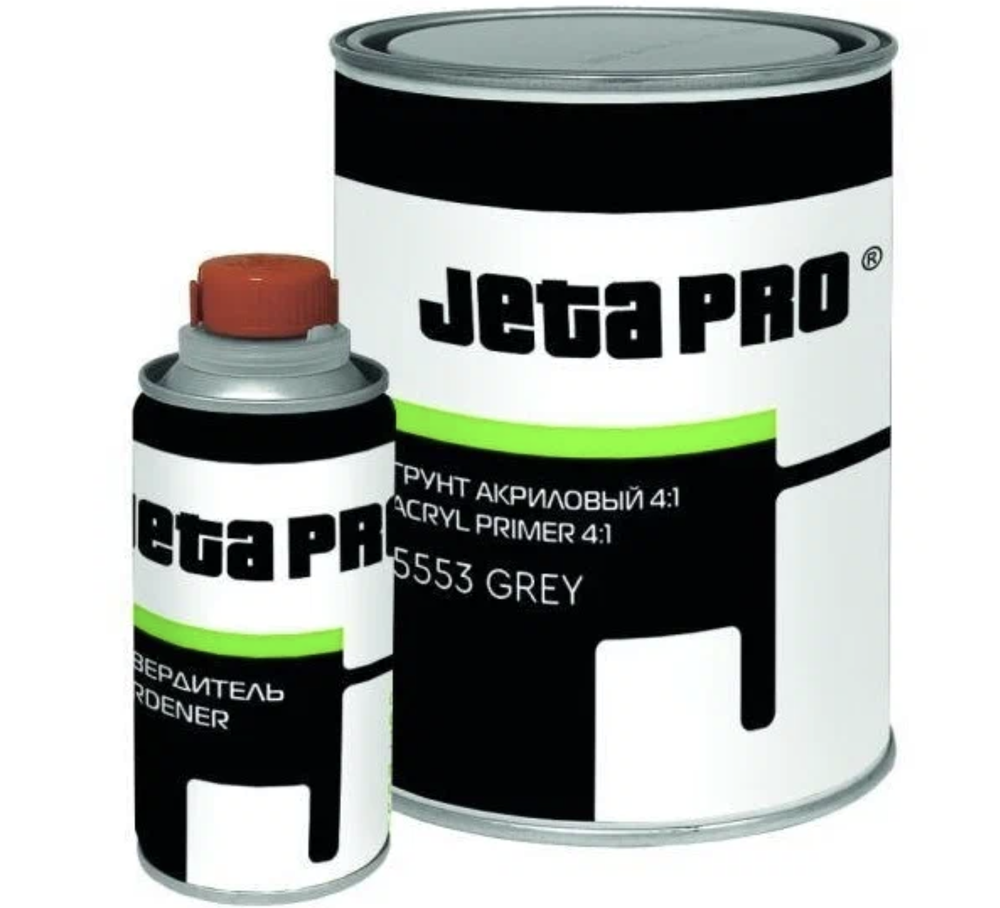 Jeta PRO 5553 Грунт акриловый (0,8+0,2л) серый (6шт/кор)