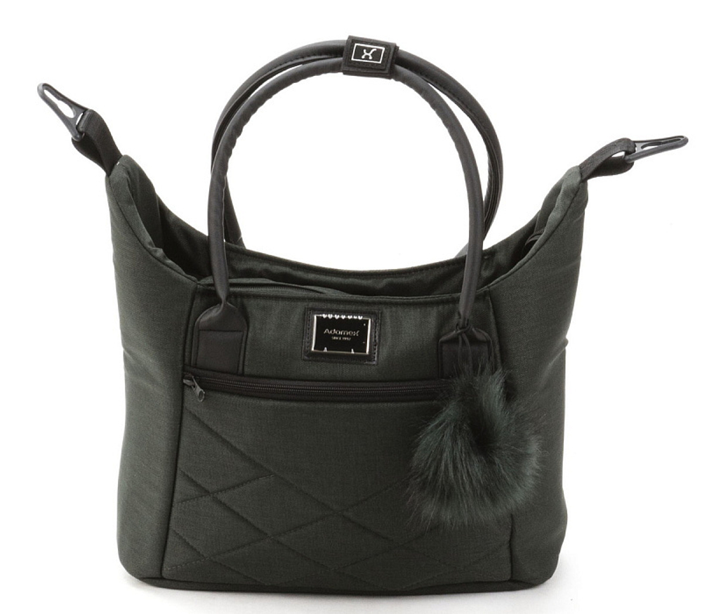 Детская коляска Adamex Quantum 2 в 1 Q-TK105 LUX (Т.ЗЕЛЕНЫЙ)