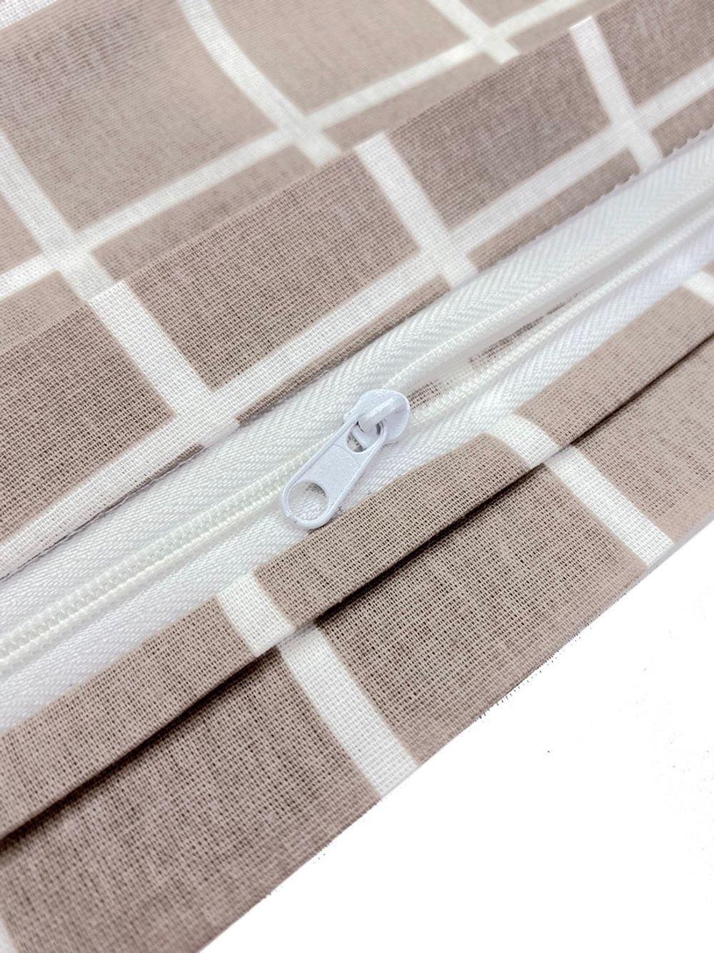 Постельное белье поплин Сказка "Анна/Анна" 2-спальное  Наволочка 70х70 см 2 шт Простынь на резинке 160x200 см Пододеяльник 175x215 см