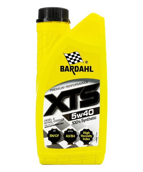 Моторное масло Bardahl XTS 5W-40, синтетическое, 1 л
