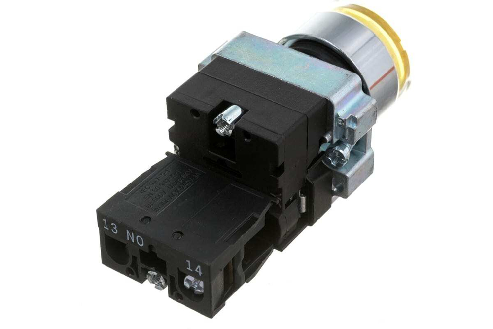 Кнопка управления LAY5-BW3561 с подсветкой желтый 1з IEK