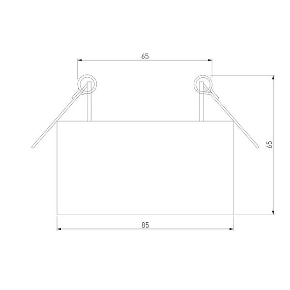 Встраиваемый светодиодный светильник Elektrostandard Glam 25095/LED a065709