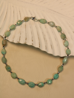 Чокер из амазонита «Мятный шторм»