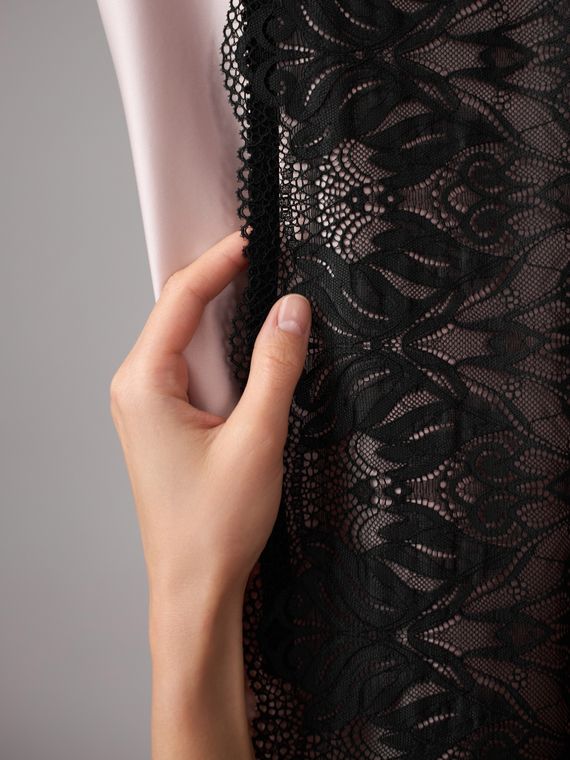 03-294 ОПТ Кружево эластичное 24 см, черный 170