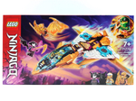 Конструктор LEGO NINJAGO 71770 Реактивный самолёт Зейна «Золотой дракон»