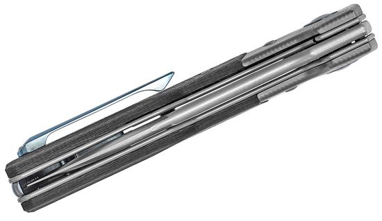 Складной нож MKM "CLAP" MKM/LS01 CT c клинком из стали Böhler M390 Microclean®, рукоять титан / карбон