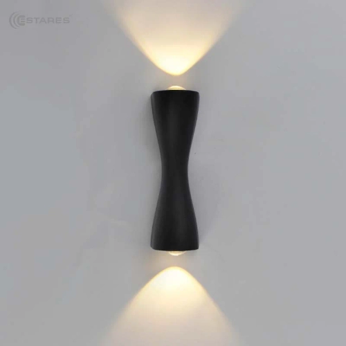 Светодиодный светильник,архитектурный,интерьерный SAVIO 6W 2L-WW-160x60x50-BLACK-220-IP54