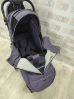 Коляска прогулочная Baballo Future 2024 фиолетовая (черная рама)