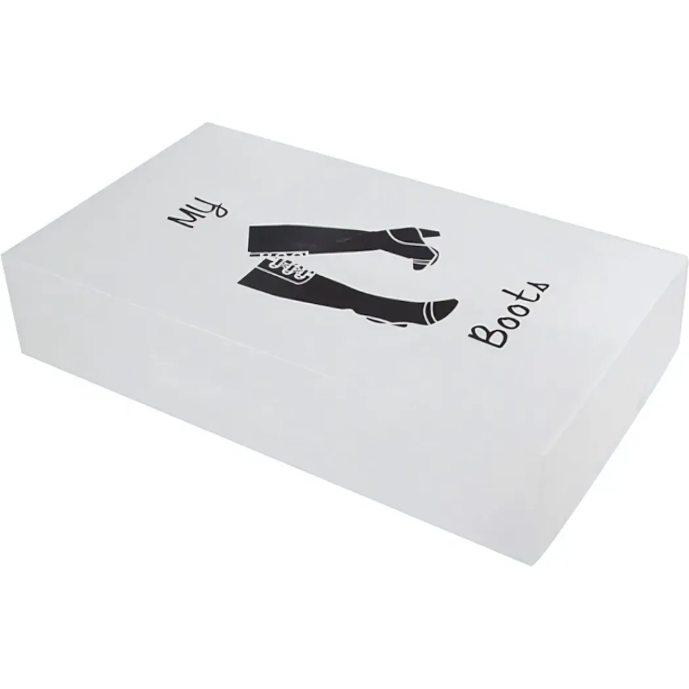 Коробка для хранения обуви «ЭКСПЕРТХАУС», прозрачная, 52*30*11см