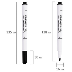 Набор маркеров для ткани "Textil Marker 2739", 10 цв., 1,8мм, картон. уп., европодвес, Centropen