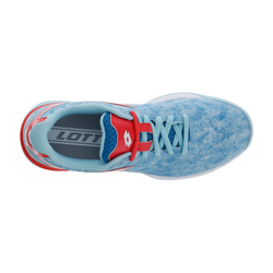 Женские кроссовки для Падел Lotto Superrapida 200 PRT W - clear water/calypso pink/mosaic blue