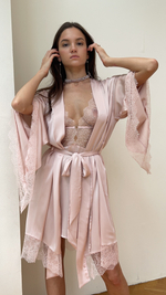 Халат-кимоно Melissa Пудровый