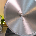 Кастрюля 10л, нерж.сталь, d=25см, h=21см, тройное дно, индукция, мерная шкала, "PROFESSIONAL" Luxaro