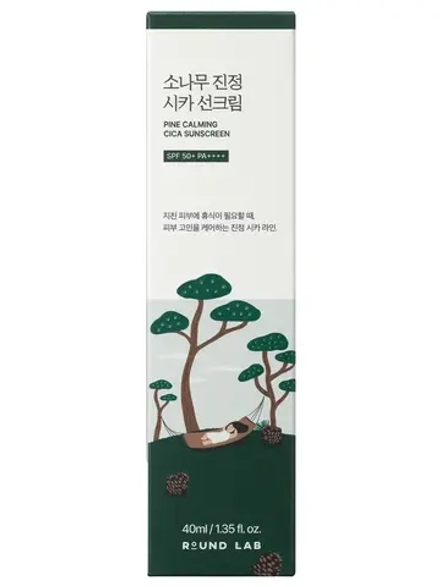Round Lab Солнцезащитный крем с сосной и центеллой для проблемной кожи SPF50 Pine Calming Cica Sunscreen 40 мл