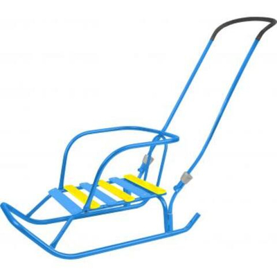 Санки детские Ника Ветерок 6 Голубые