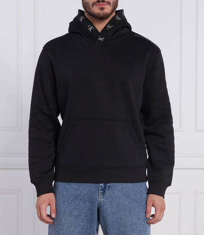 Худи logo jacquard CALVIN KLEIN JEANS - черный(J30J321883)