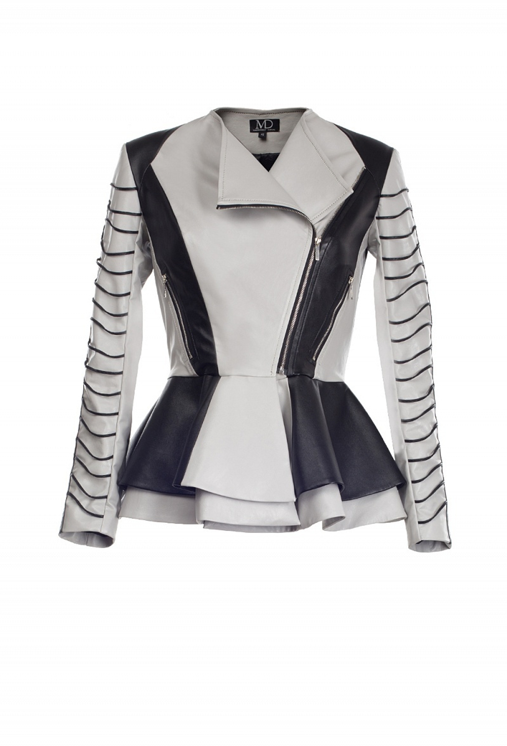 Куртка с двойной баской 26-17SS