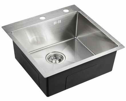 Мойка EMAR best EMB-117А PVD Nano Satine (Сатин/Черный), EMAR