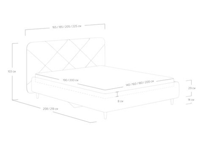 Кровать Taylor (140x200)