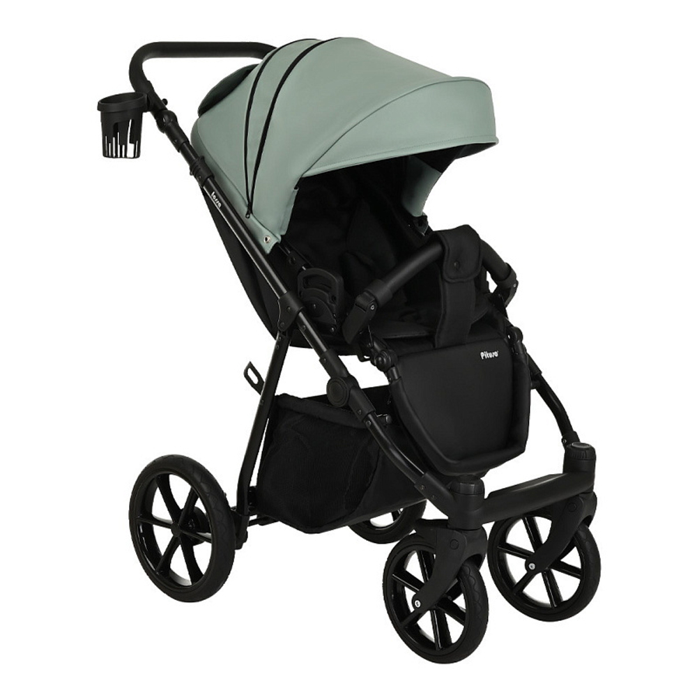 Детская коляска Pituso Tossa Кожа 2 в 1 TS/25/2 Sage