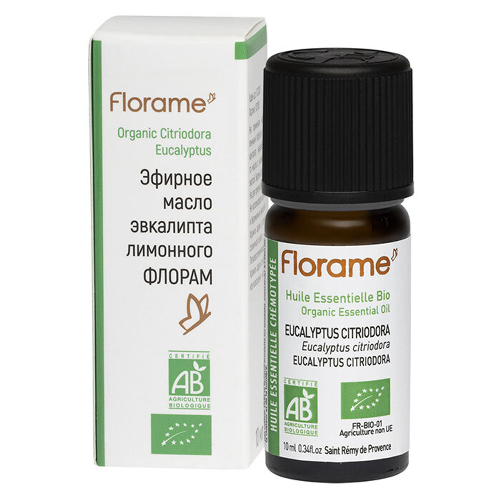 Эфирное масло ЭВКАЛИПТА ЛИМОННОГО Florame, 10 мл