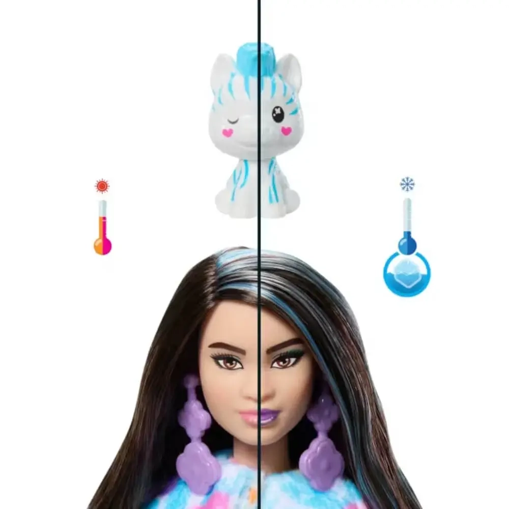 Кукла Barbie Cutie Reveal Color Dream Радужная Зебра