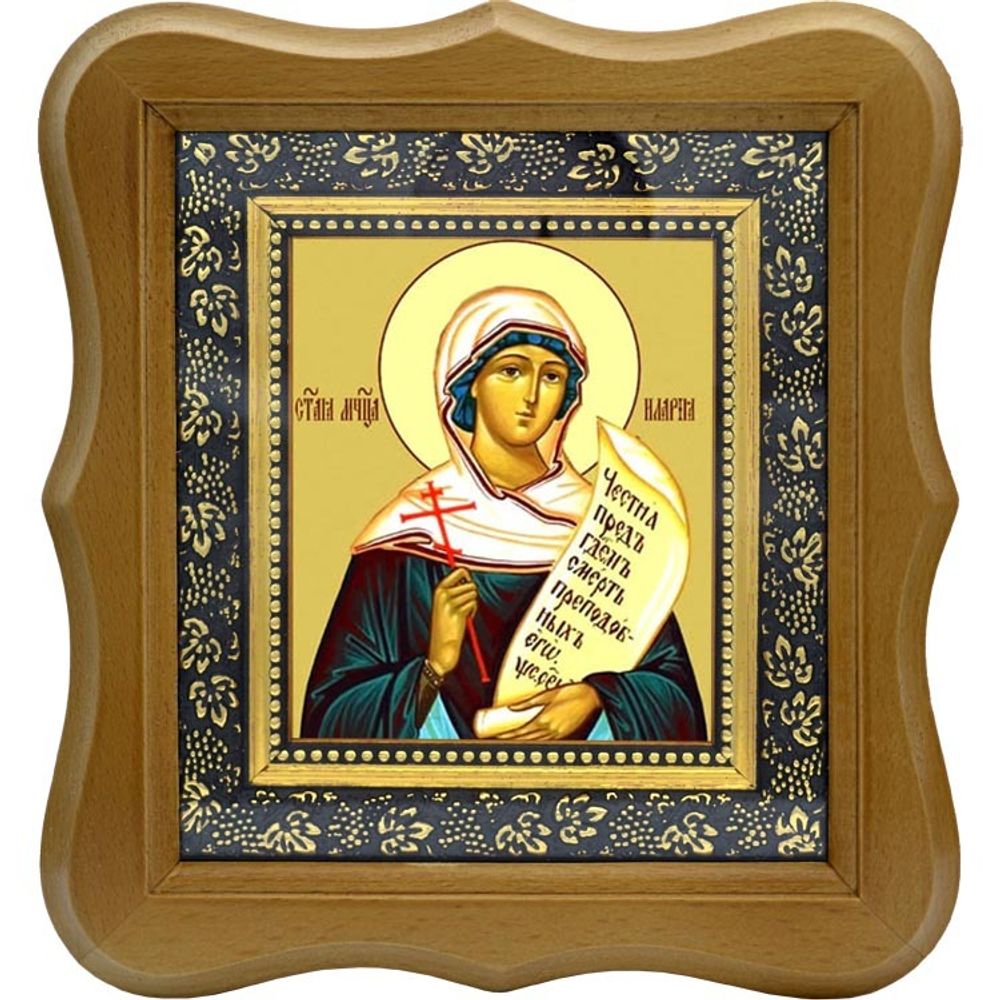 Илария Римская Святая мученица. Икона на холсте.