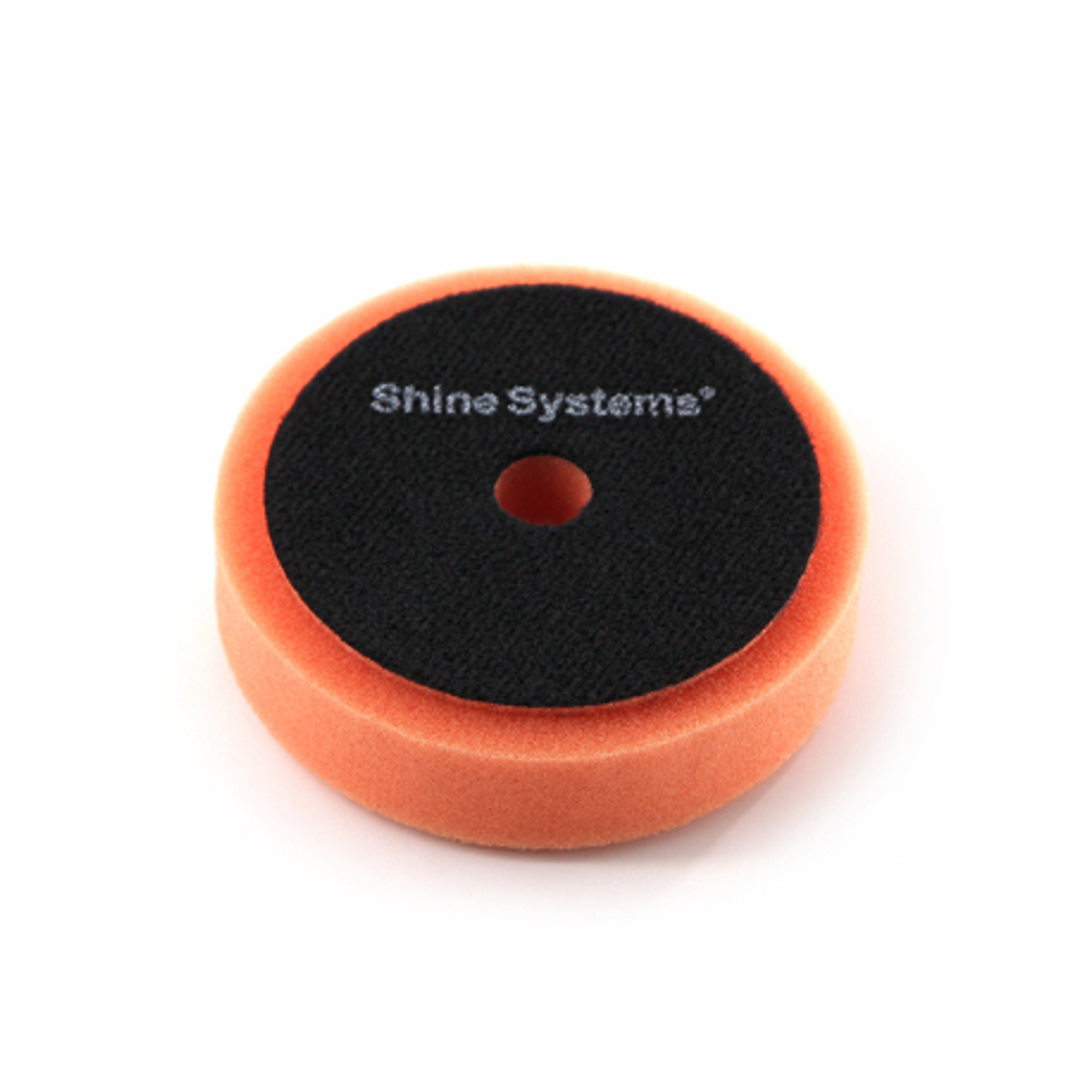 Shine Systems RO Foam Pad Orange - полировальный круг мягкий оранжевый, 75 мм