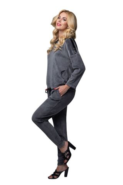 Спортивный костюм на кулиске (Размер: XXL) (Цвет: серый)