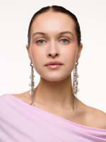 Серьги "Pearl cluster shine" Silver