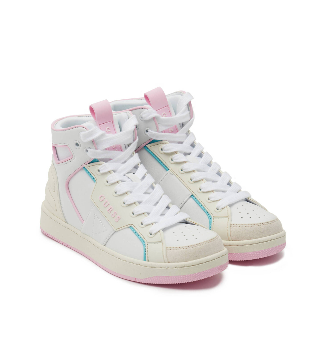 Кроссовки BASQET Guess - белый(FL7BSQ LEA12)