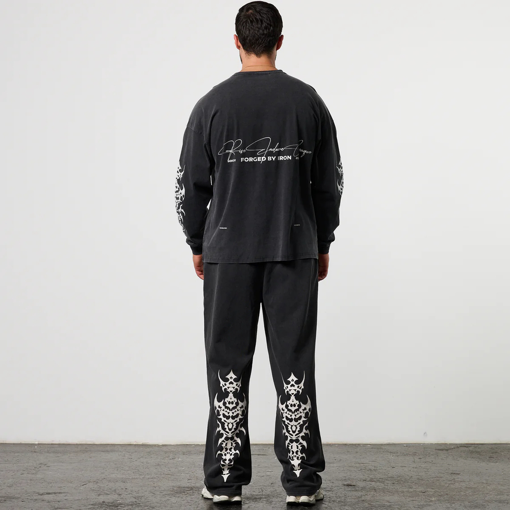 Штаны VANQUISH Forge Washed Sweatpants Black