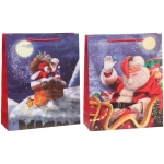 Пакет подарочный «Зимняя история» 26*32*10 см, микс