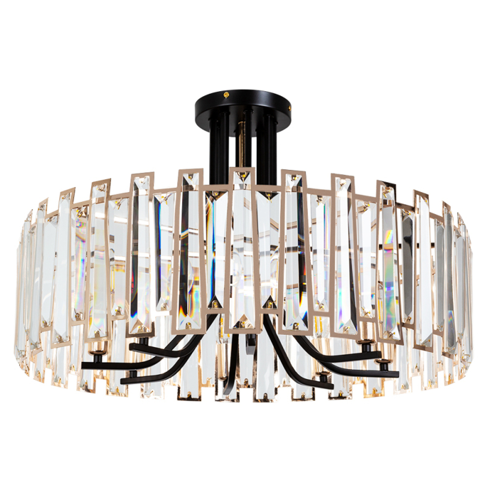 Люстра на штанге Arte Lamp A1028PL-8BK